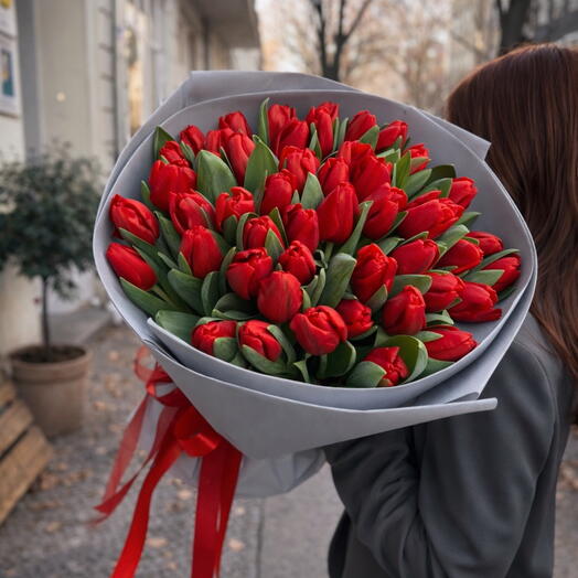 Tulpenstrauss – Rote Tulpen