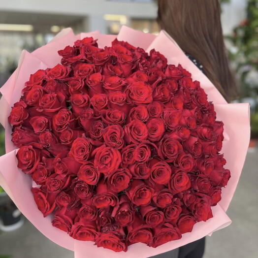 Bukiet czerwona Roża 101