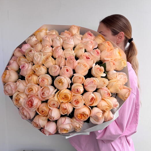 Peony Rose Peach - XL size
