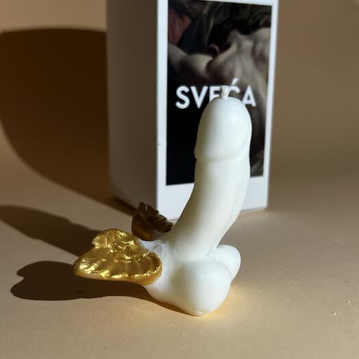 Dekorativna sveća Penis with Wings