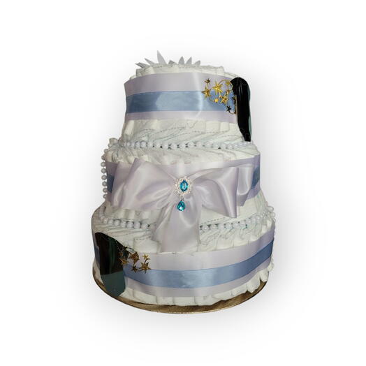 Diaper cake three tiered