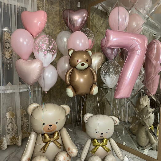 Set with Teddy Bears