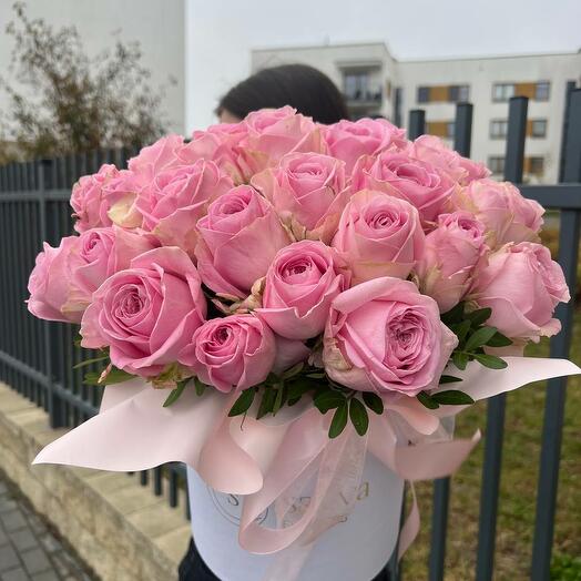 Boxing Pink Roses