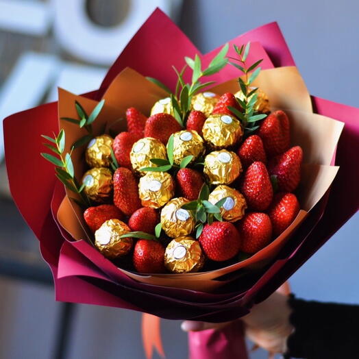 Strawberry and chocolate