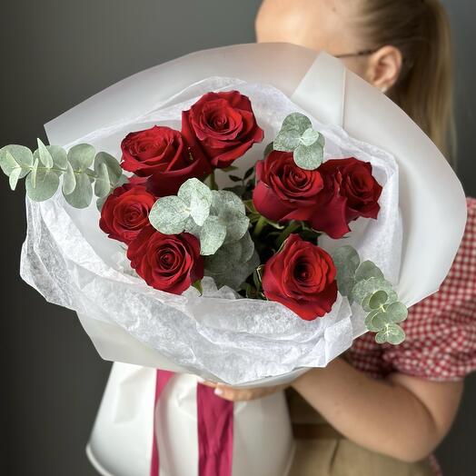 Bouquet of Explorer roses