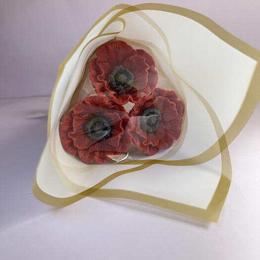 Bouquet of Chocolates and poppies