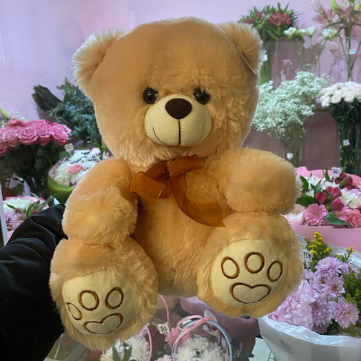 Orsetto di peluche color crema