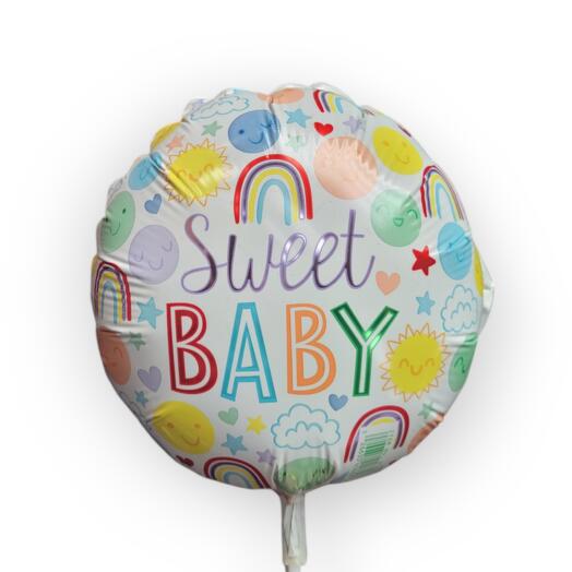 Sweet baby balloon  on stick