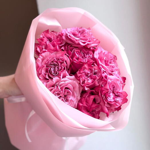 🌹Bouquet of 9 peonies roses