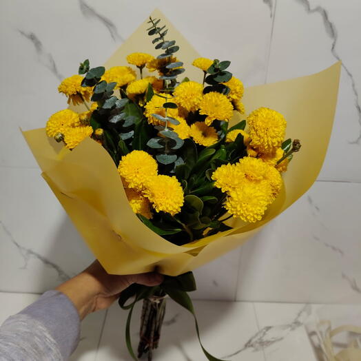 Ramo de acciflor con destellos de eucalipto