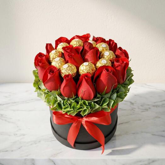 Flores en caja