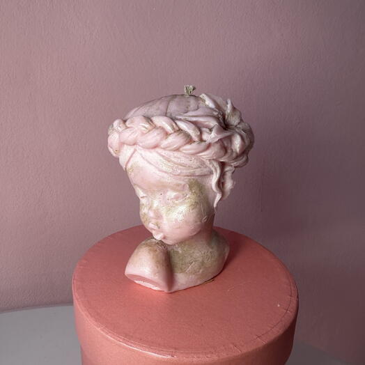 Doll head candle