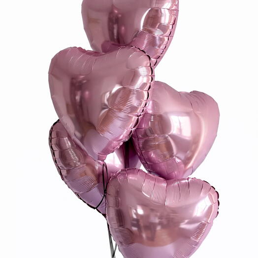 Balloon set «bright pink love» 5 pcs