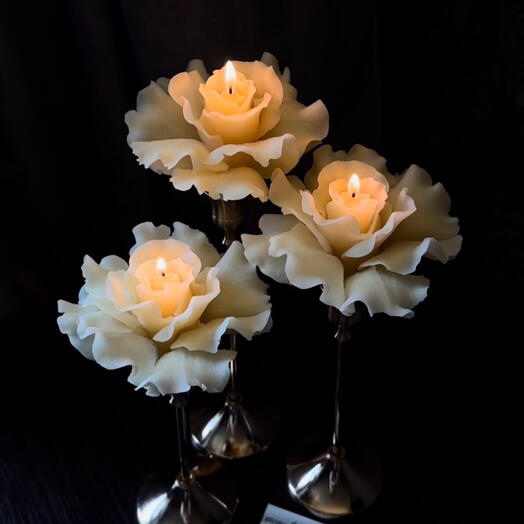 Handmade interior candles "Rose"