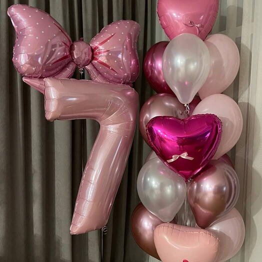 Set with Number and Bows