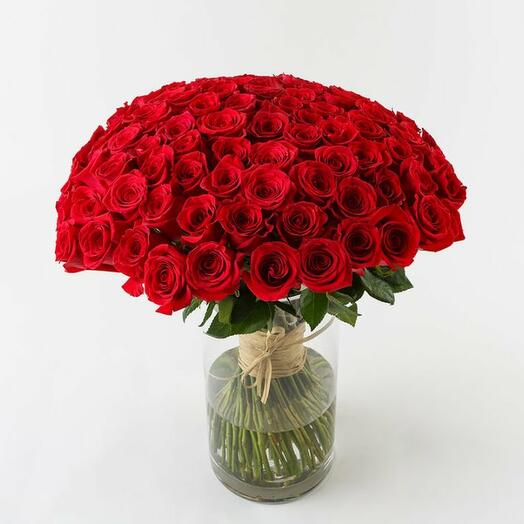 101 red roses