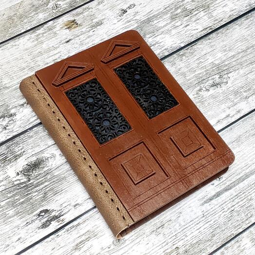 Brown Belgrade door journal with round bars