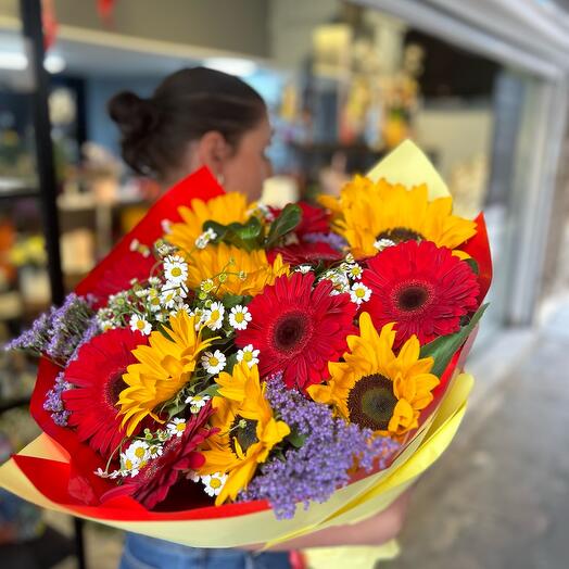 Bouquet of sunflowers