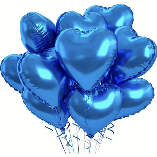 Blue lovers surprise ballooon