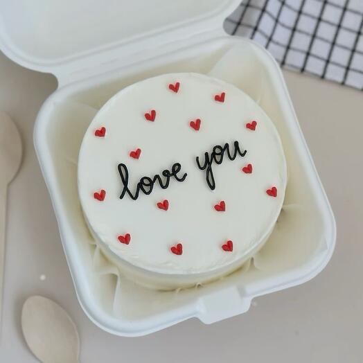 Bento cake love you