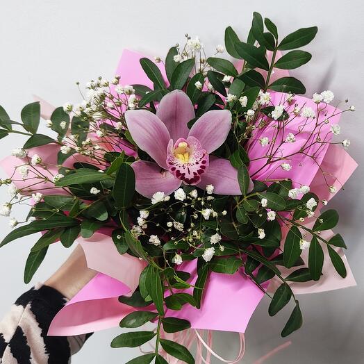 Mini bouquet with orchid