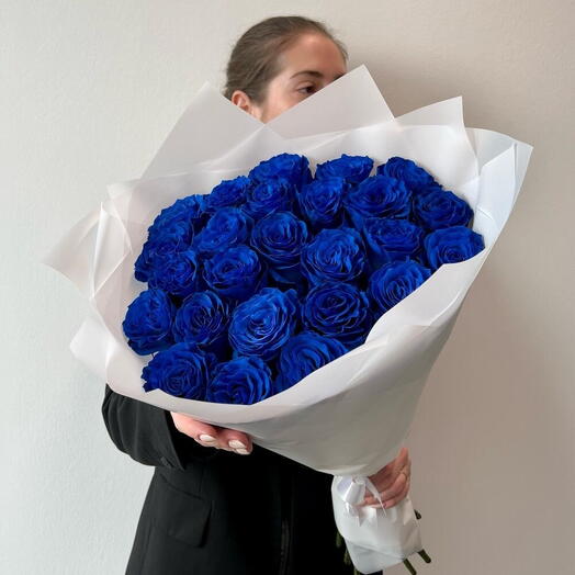 Dozen Blue Roses
