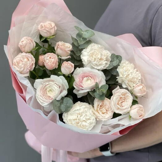 Bouquet "sentiments tendres"