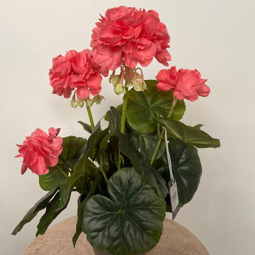 Konstgjorda begonia rosa