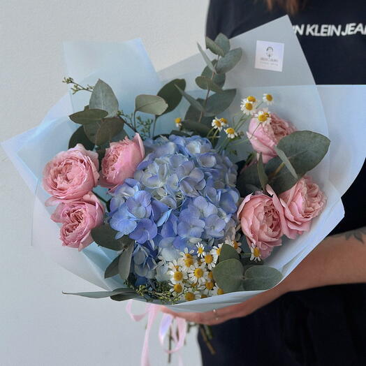 Pink and blue