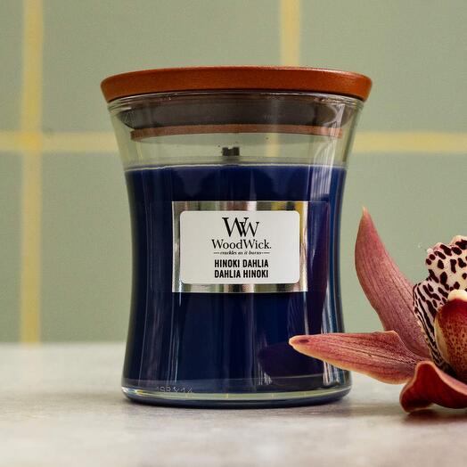 Woodwick Hinoki Dahlia 85g