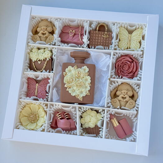 Luksusowe pudełko czekoladek dla kobiet