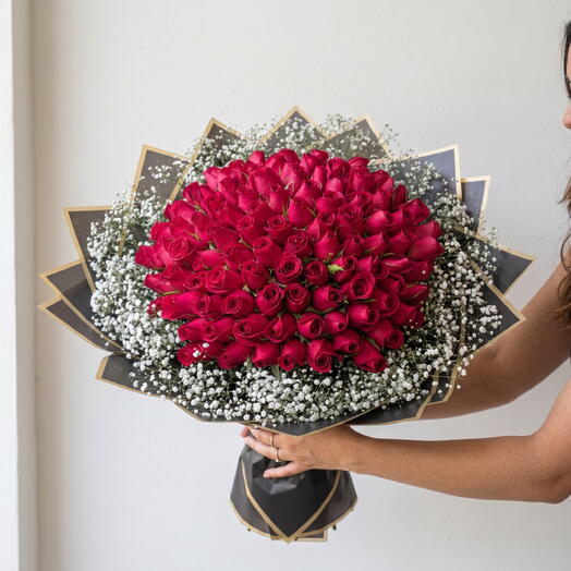 Ramo rosas rojas
