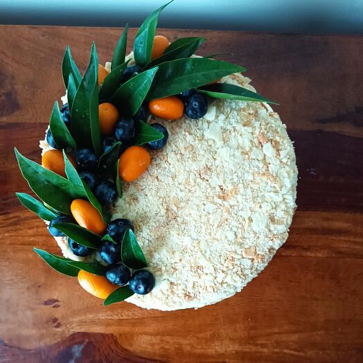 Napoleon z kremem Diplomat, nie słodki