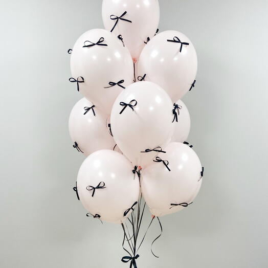 Set de globos con moños