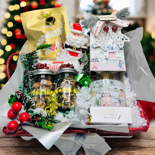 Happy gesture Hamper non Alcohol with Perfume Fragrance and eatables for Gift