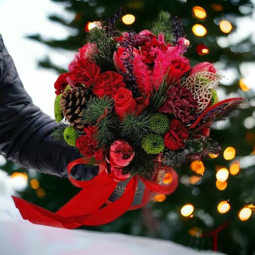 Flower Box "The Christmas Lady"