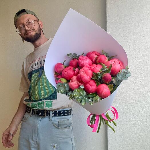 MONO OF PEONY CORAL CHARM