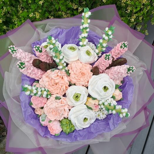 Marshmallow bouquet for birthday
