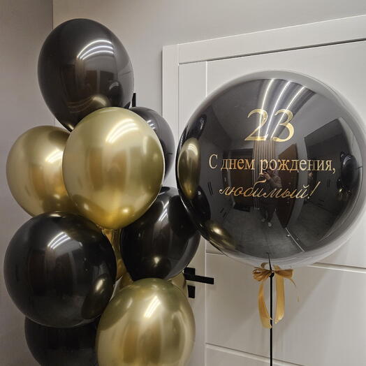 Arany-fekete szett óriással