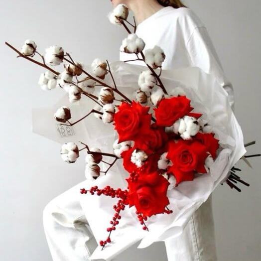 Авторский новогодний букет