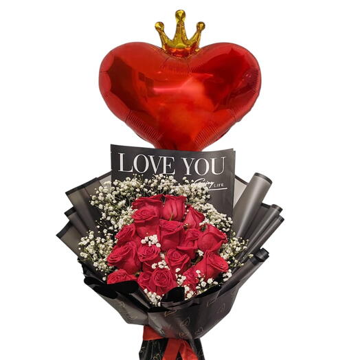 Love Flower Balloon 15