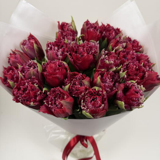 Tulips Bouquet Mascotte Rouge