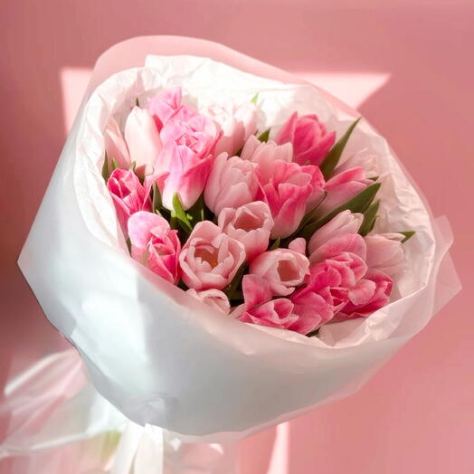 🌷Bouquet of pink tulips