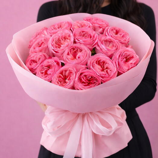 🌹Bouquet of 21 peony rose