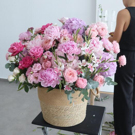 Flowers in the basket