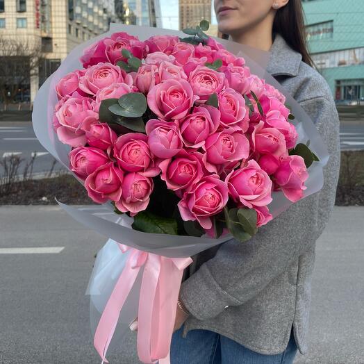 15 roses Silva Pink