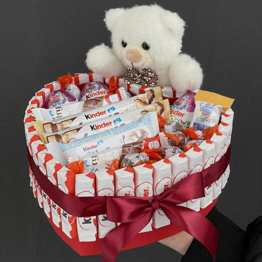 Sweet box with sweets