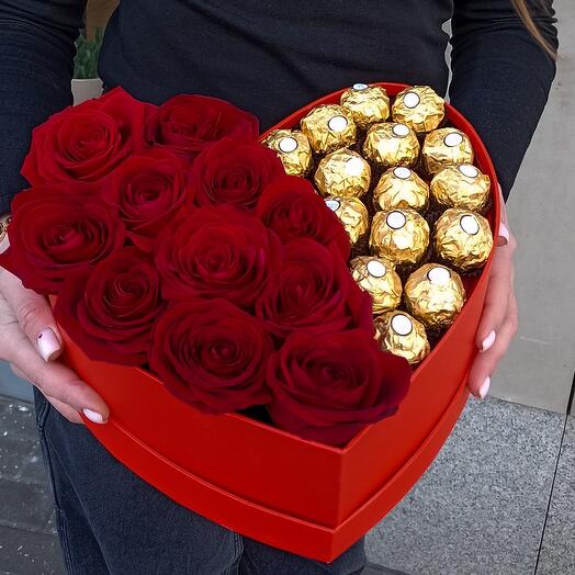 Scatola di fiori Ferrero Rocher