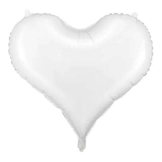 Balloon white heart