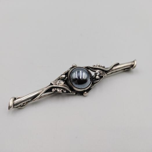 Vintage silver 800 brooch